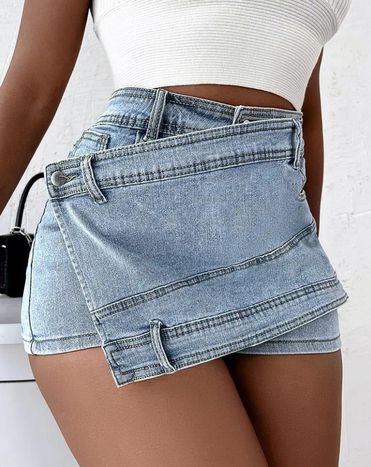 Street Vintage Denim Shorts