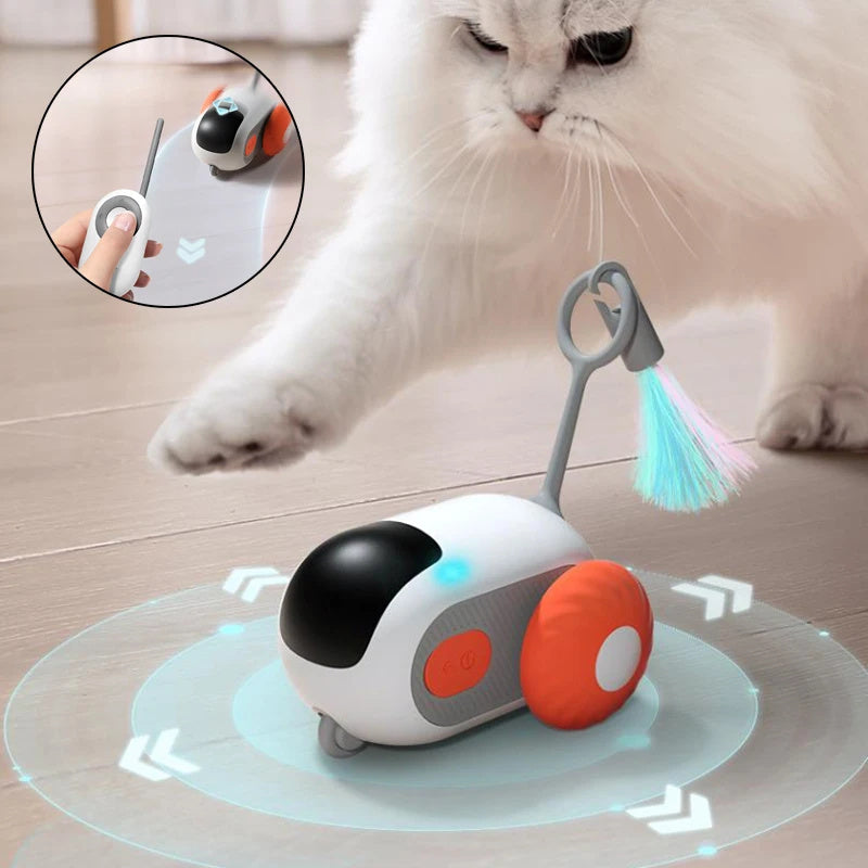 Remote Control Interactive Cat Chasing Car Toy