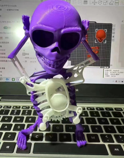 3D Model Mini Skull dancing toy