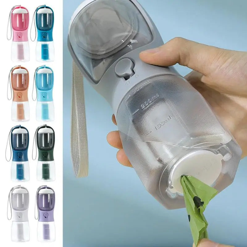 Three-in-one Portable Small Multi-functional Pet Cups