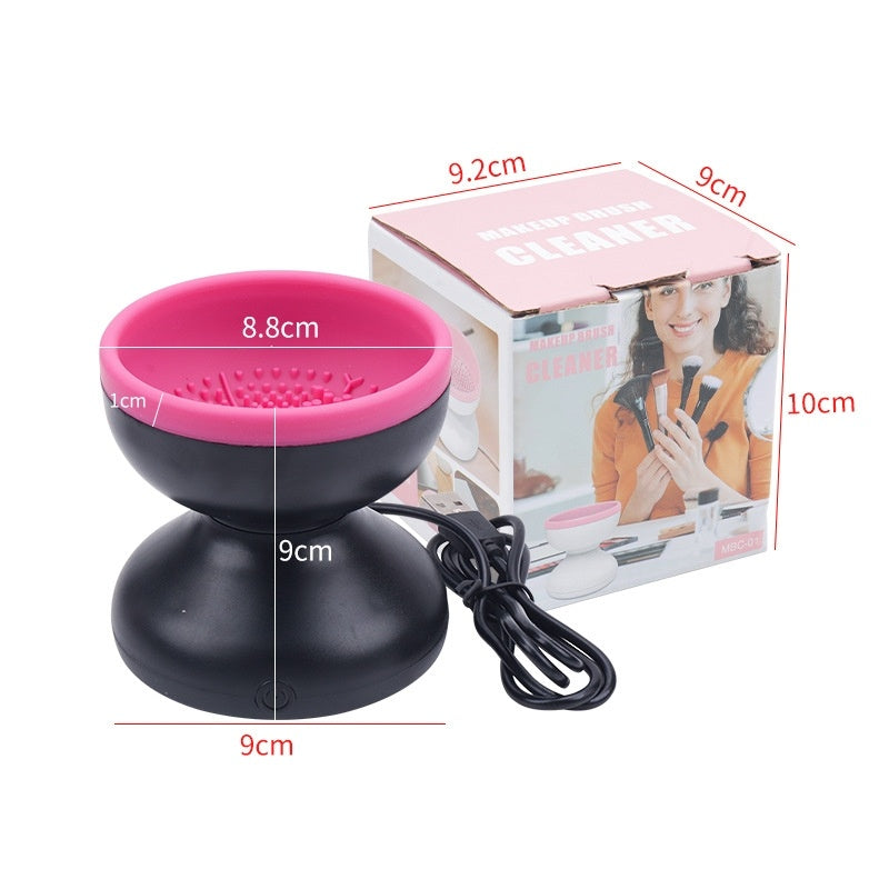 Electric Makeup Brush Cleaner Machine Portable Automatic USB Cosmetic Brush Cleaner