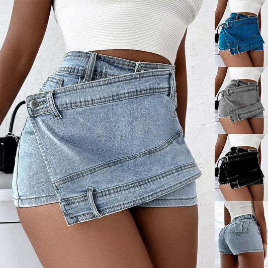 Street Vintage Denim Shorts