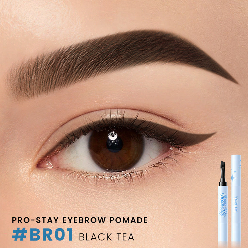 2 In 1 3D Waterproof Eyebrow Gel Cream Eyeliner Pencil