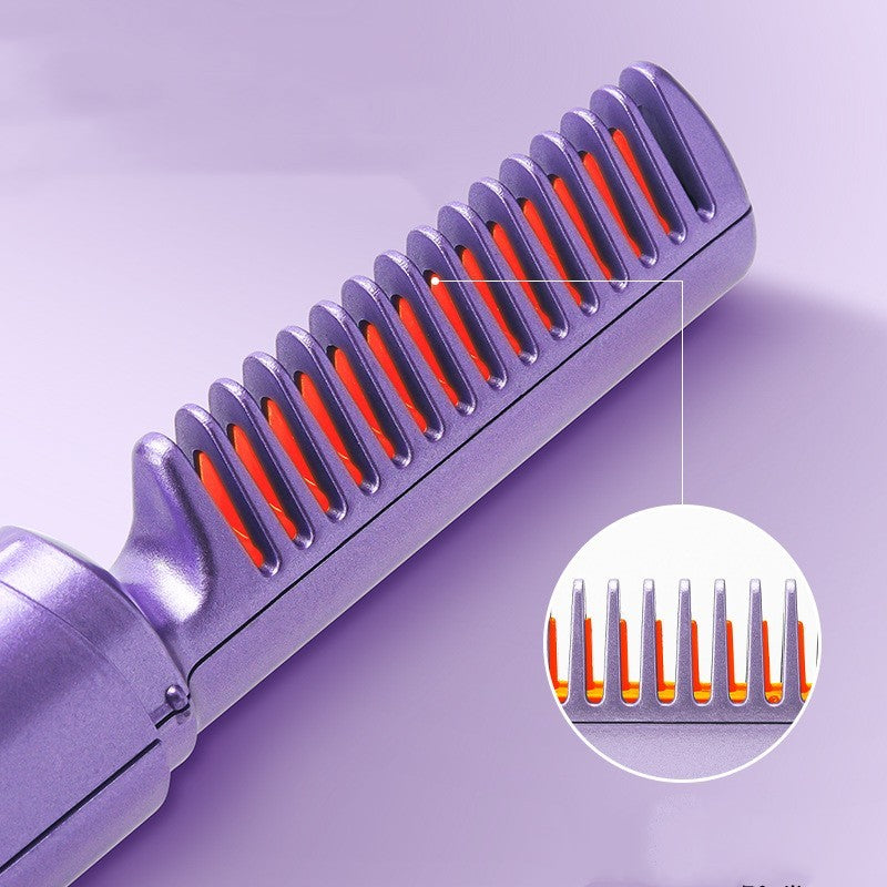 Hair Straightener Curler Comb Fast Heating