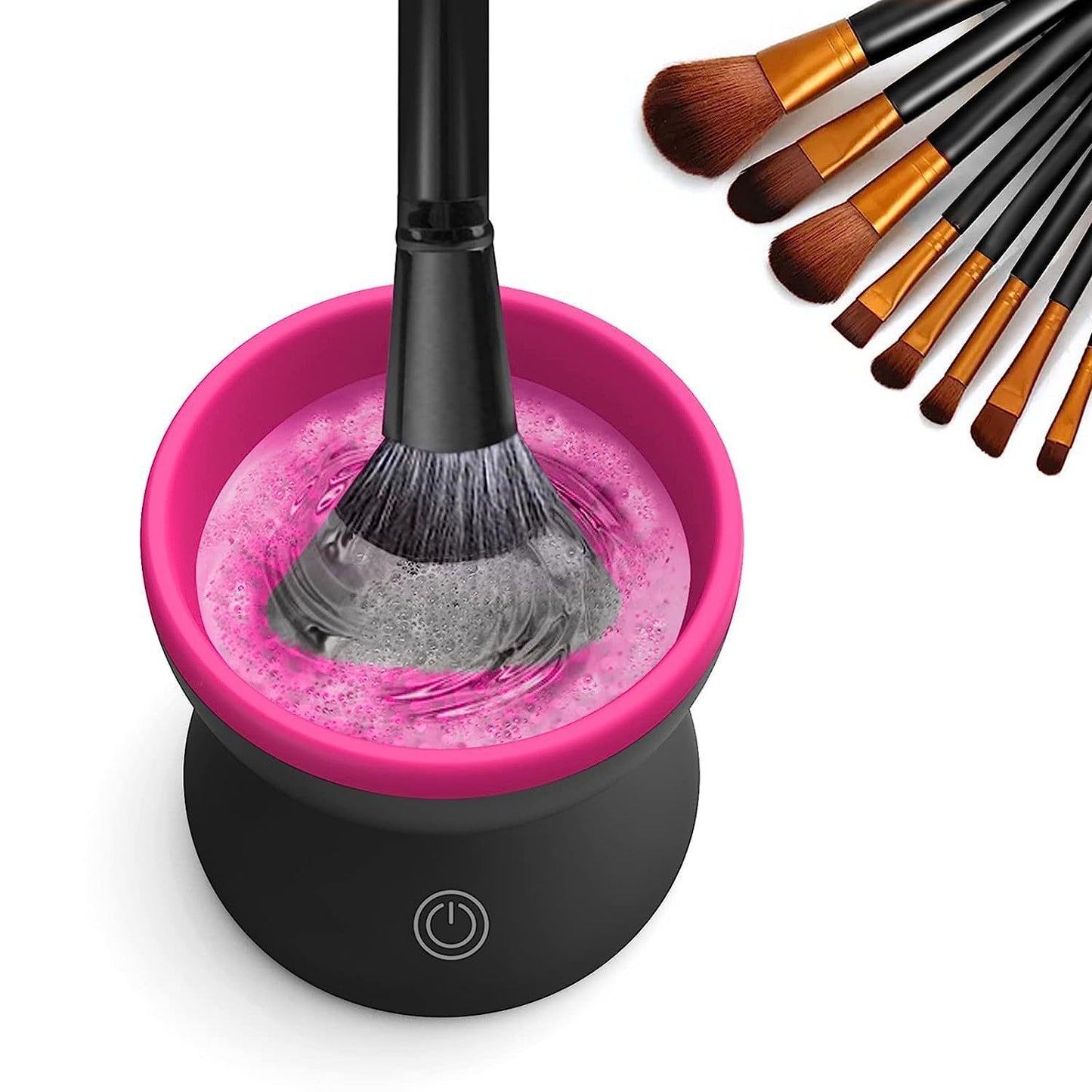 Electric Makeup Brush Cleaner Machine Portable Automatic USB Cosmetic Brush Cleaner