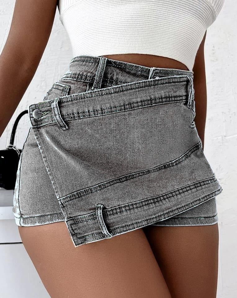 Street Vintage Denim Shorts