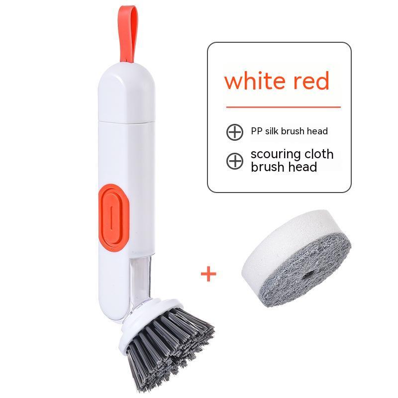 Multi-Functional Long-Handle Liquid-Filled Cleaning Brush Washing Up Brushes