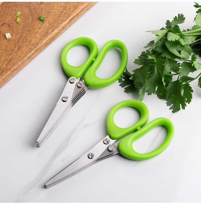 Multifunctional Multi-layer Stainless Steel Scissors