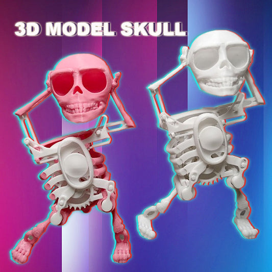 3D Model Mini Skull dancing toy