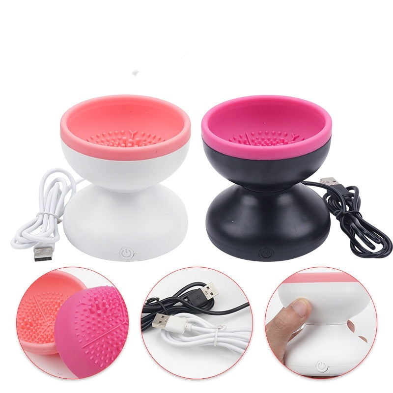 Electric Makeup Brush Cleaner Machine Portable Automatic USB Cosmetic Brush Cleaner