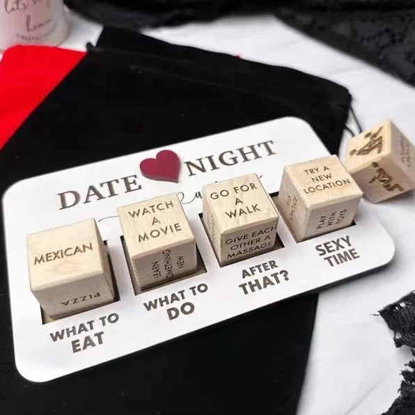 Romantic Couple Date Night Game Action Decision Dice Games For Couple