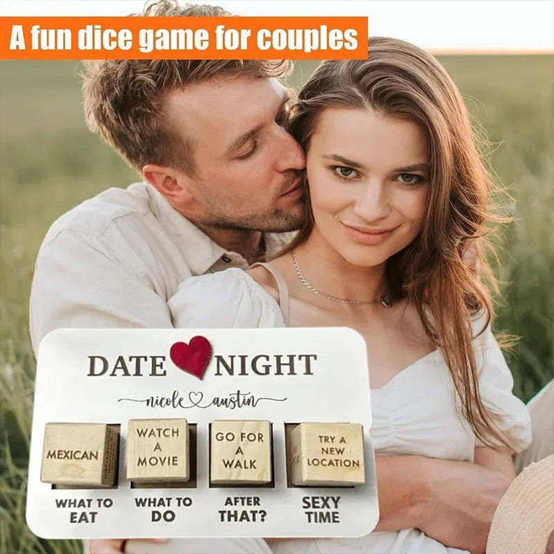 Romantic Couple Date Night Game Action Decision Dice Games For Couple